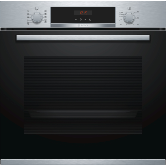 BOSCH SERIES 4 BUILT-IN PYROLYTIC OVEN - STAINLESS STEEL 60cm