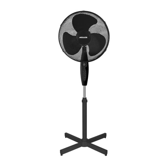 Heller 40cm Pedestal Fan - Black
