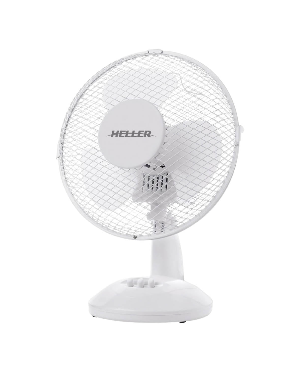 Heller 23cm Desk Fan - White