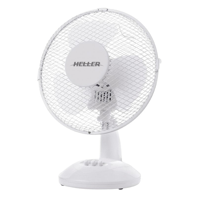 Heller 23cm Desk Fan - White