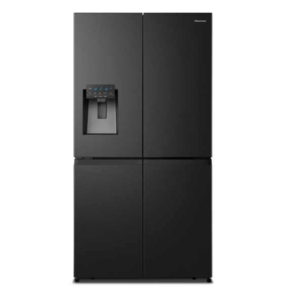 Hisense 585 Litre Pureflat French Door Refrigerator - Black Steel