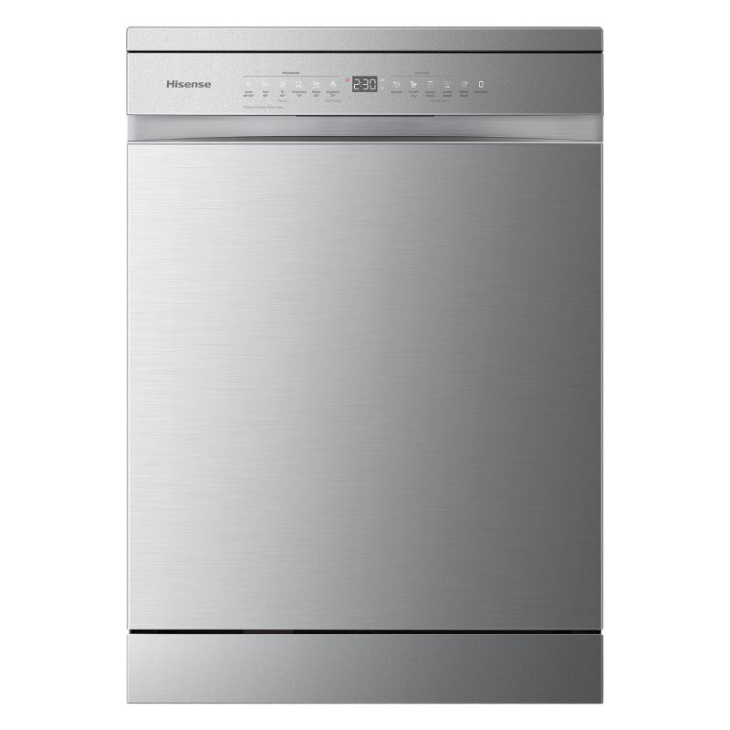 Hisense 60cm Freestanding Dishwasher with WiFi and Corner Wash - Stainless Steel