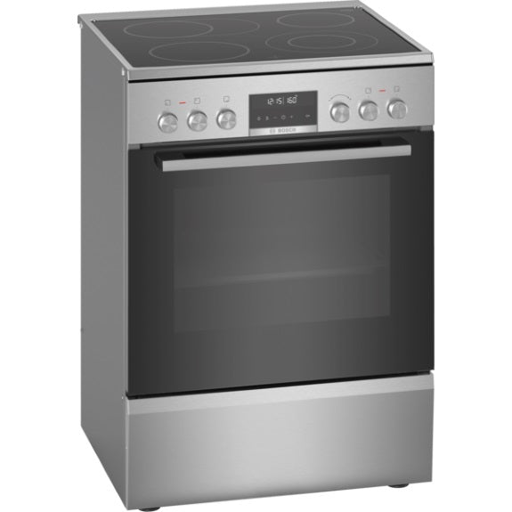BOSCH SERIES 6 FREESTANDING ELECTRIC COOKER CERAMIC HOB - STAINLES 60cm