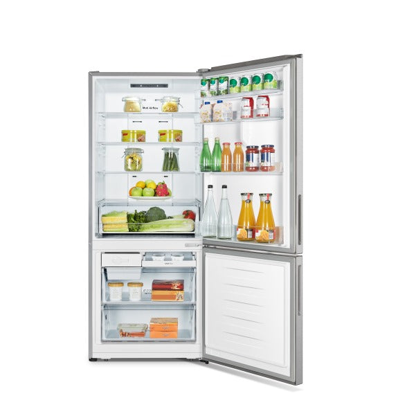 Hisense 419 Litre Bottom Mount Refrigerator - Stainless Steel