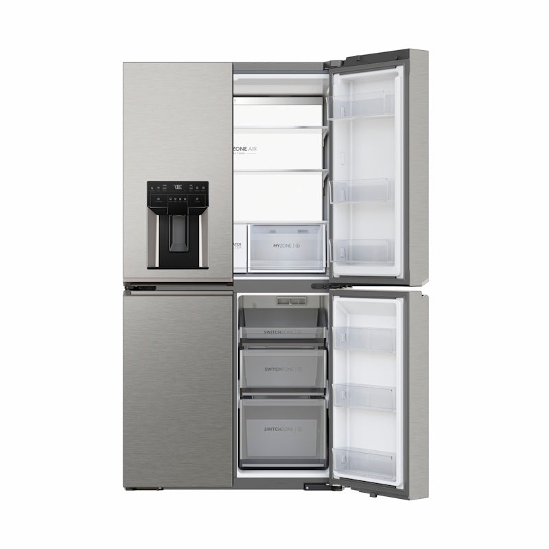 Haier 601L Quad Door Refrigerator Plumbed Ice & water