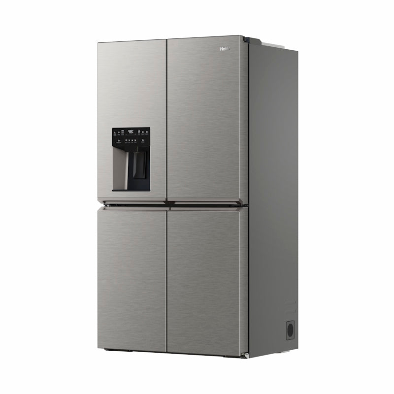 Haier 601L Quad Door Refrigerator Plumbed Ice & water