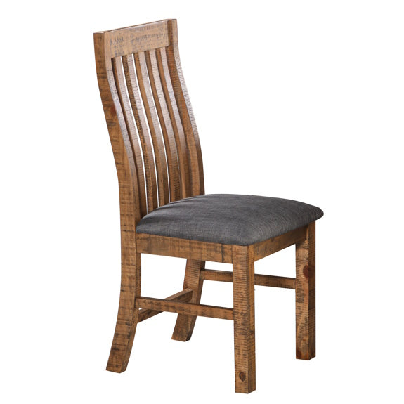 Hugo 7 Piece Timber Dining Suite - Rustic Pine