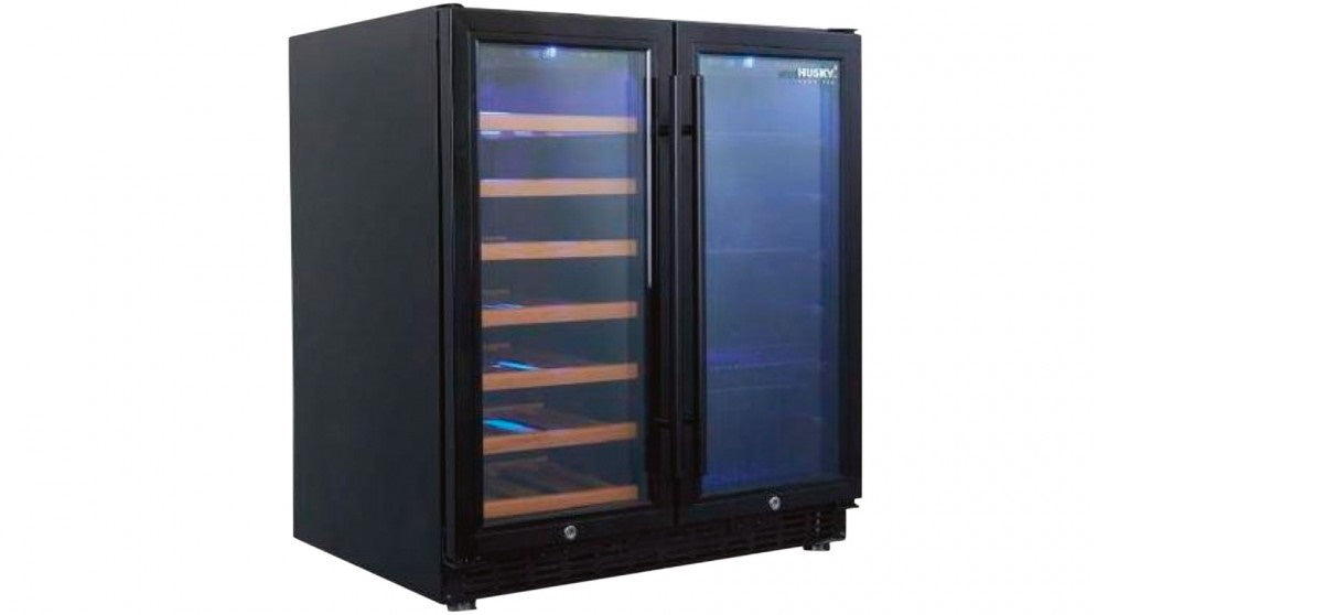 HUSKY DOUBLE DOOR WINE CABINET 31 Bottle