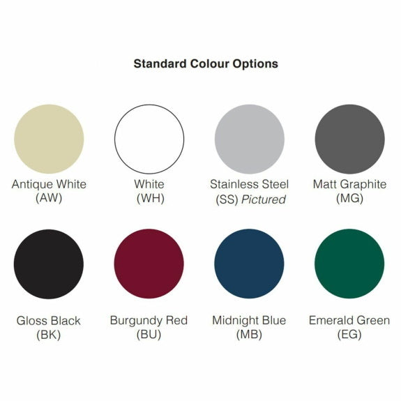 Ilve Nostalgie 90cm Canopy Rangehood - Stainless Steel