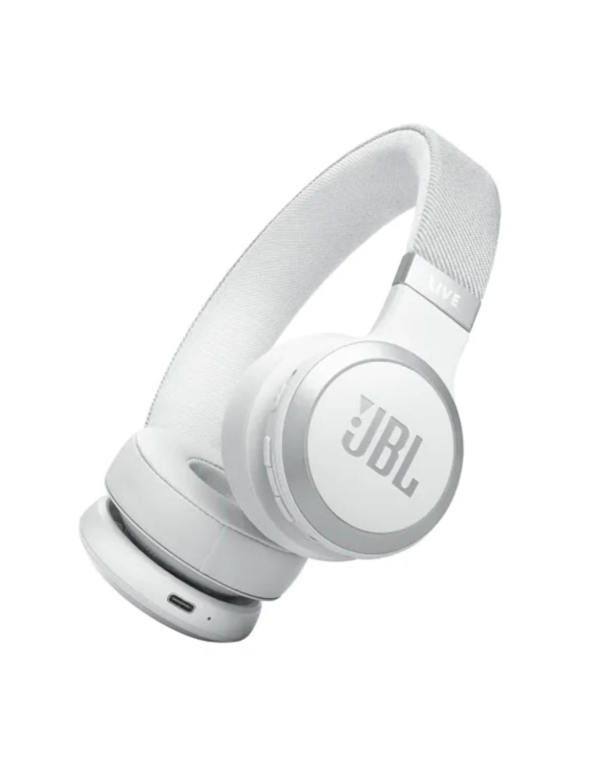 JBL Live 670 On-Ear BT ANC Headphones - White