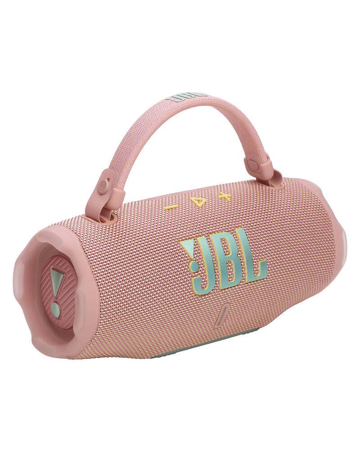 JBL Charge 6 Bluetooth Speaker and Detachable Handle Strap - Pink