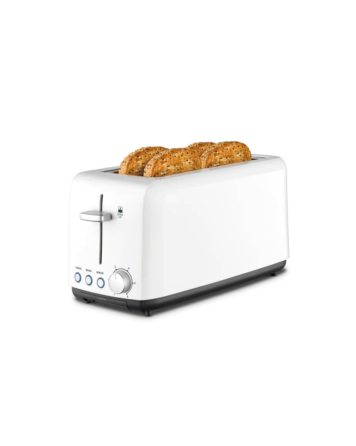 Kambrook Perfect Fit 4 Slice Toaster - White