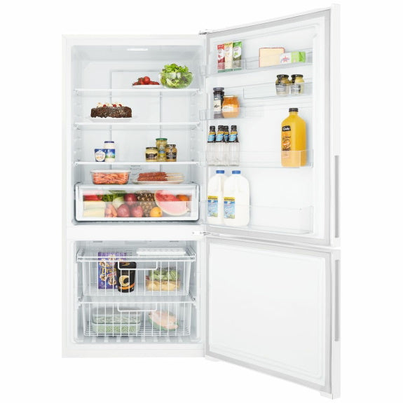 Kelvinator 496 Litre Classic White Bottom Mount Fridge - KBM5302WC-R