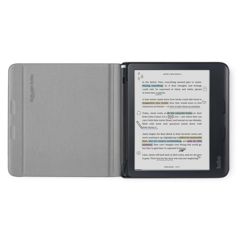 Kobo Libra Notebook Sleepcover Case - Black