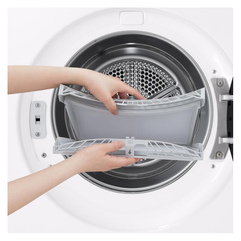 LG 9kg AI Heat Pump Condenser Dryer - White (Series 9)