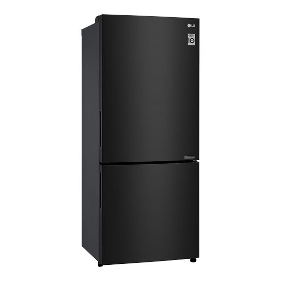 LG 420 Litre Bottom Mount Refrigerator - Black Steel Finish