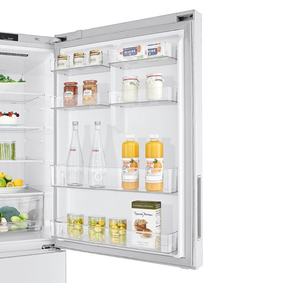 LG 420 Litre Bottom Mount Refrigerator - White