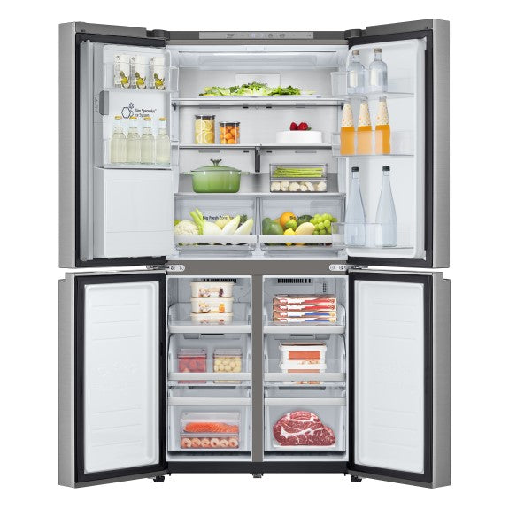 LG 508 Litre French Door Fridge - Plumbed - Stainless Steel