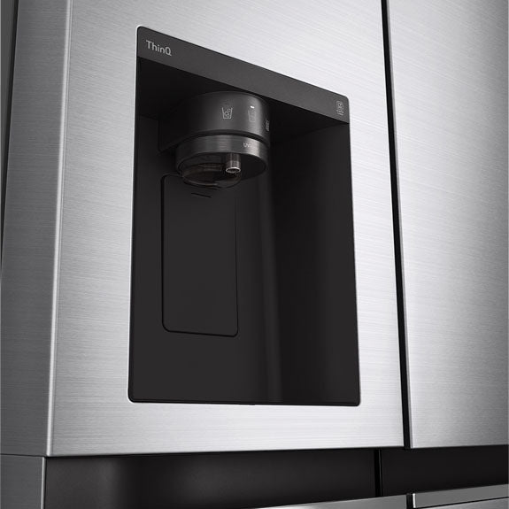 LG 635 Litre Side-By-Side Refrigerator - Stainless Steel
