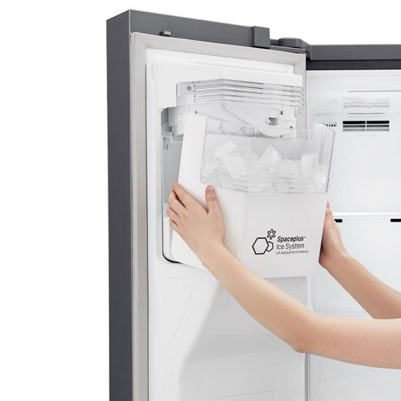 LG 625 Litre Side by Side Refrigerator - Stainless Steel