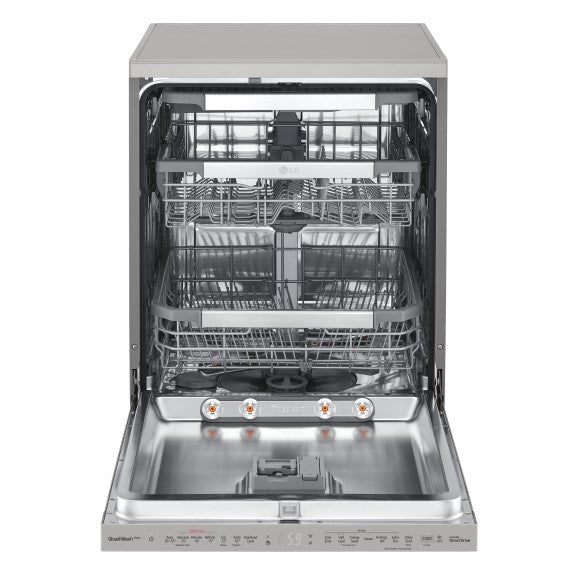 LG 60cm Quadwash Freestanding Dishwasher - Stainless Steel