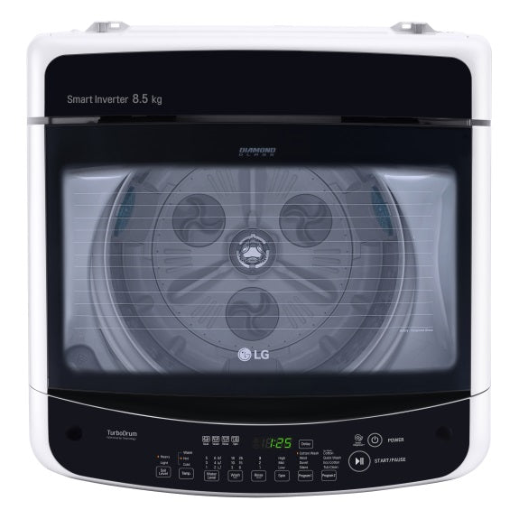 LG 8.5kg Top Load Washer - White