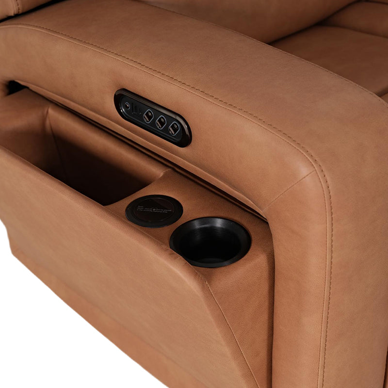 Matrix 2 Seater Electric Recliner Sofa - Tan