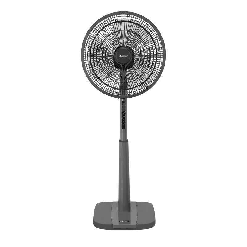 Mitsubishi Electric 40cm Pedestal Fan Classy Remote Control - Grey