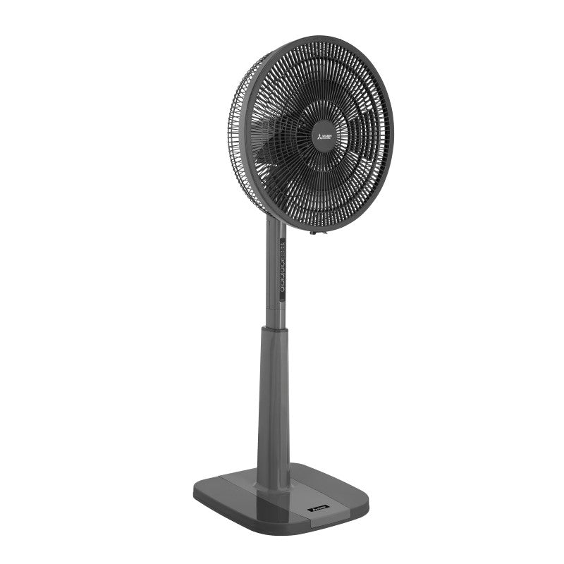 Mitsubishi Electric 40cm Pedestal Fan Classy Remote Control - Grey