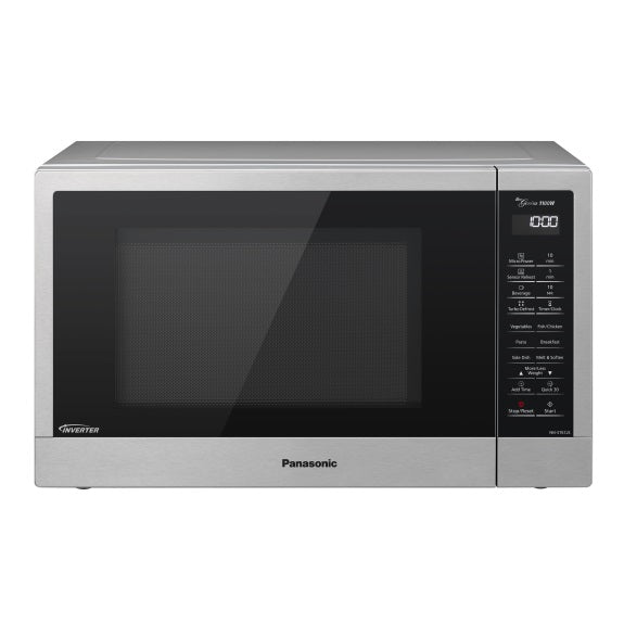 Panasonic 32 Litre Inverter Sensor Microwave - Stainless Steel