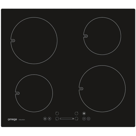 OMEGA INDUCTION COOKTOP BLACK 60cm