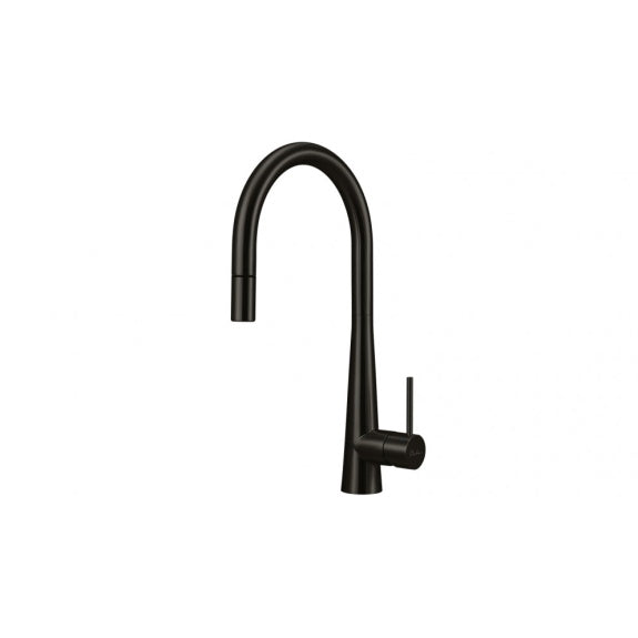 Oliveri Goose Neck Mixer Tap - Black