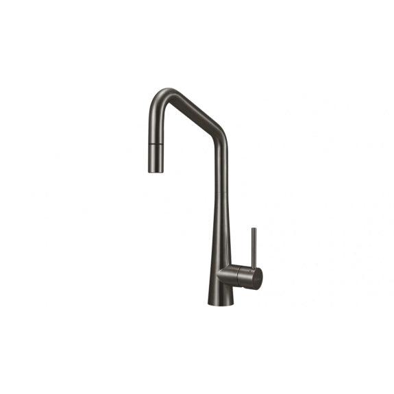Oliveri Essente Square Goose Neck Mixer Tap - Gunmetal