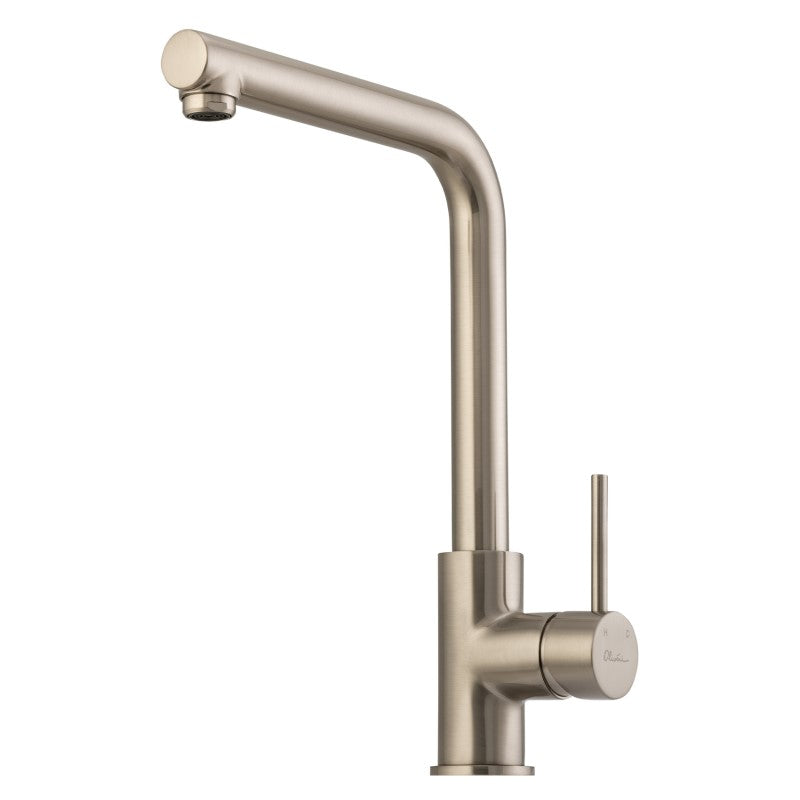 Oliveri Venice Right Angle Mixer - Brushed Nickel
