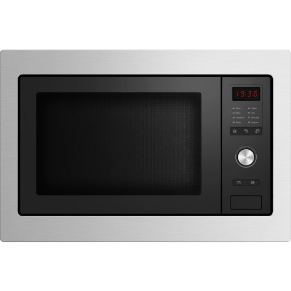 FISHERPAYKEL MICROWAVE OVEN BUILT-IN STAINLESS STEEL WITH TRIM KIT 28L