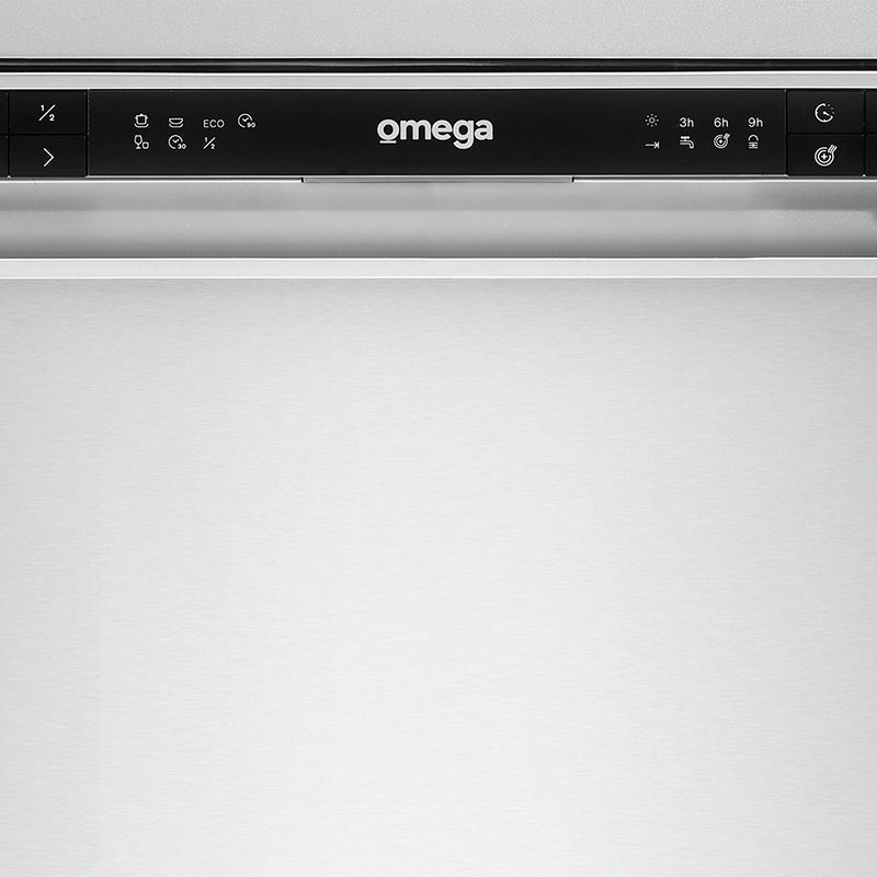 Omega 60cm Freestanding Dishwasher - Stainless Steel