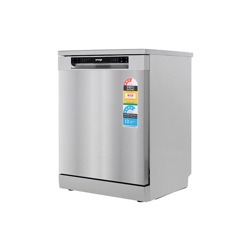 Omega 60cm Freestanding Dishwasher - Stainless Steel