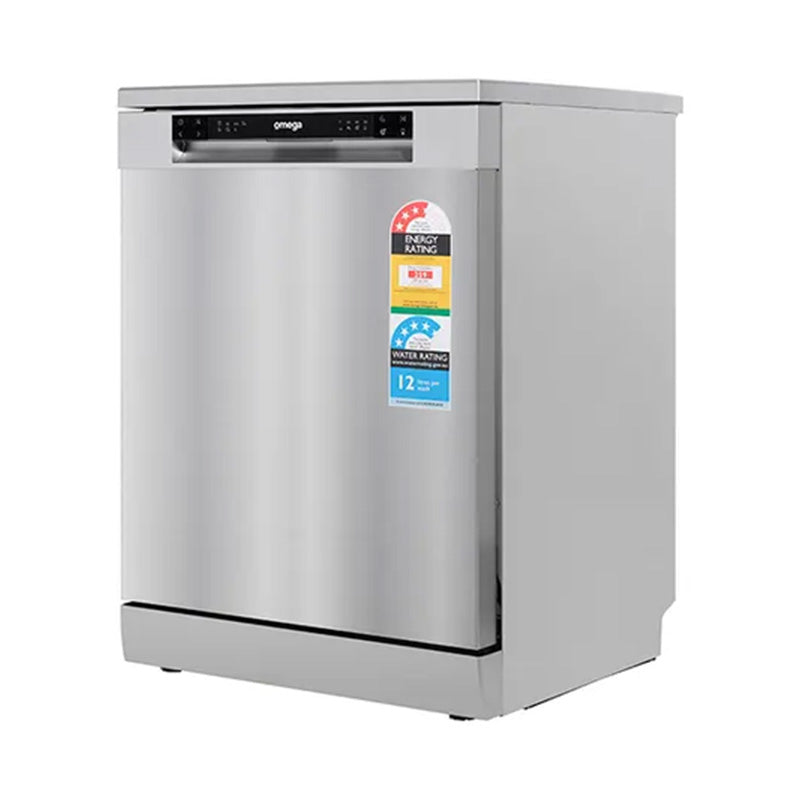 Omega 60cm Freestanding Dishwasher - Stainless Steel