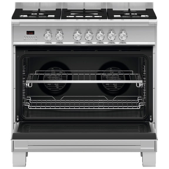 Fisher & Paykel 90cm Dual Fuel Freestanding Cooker