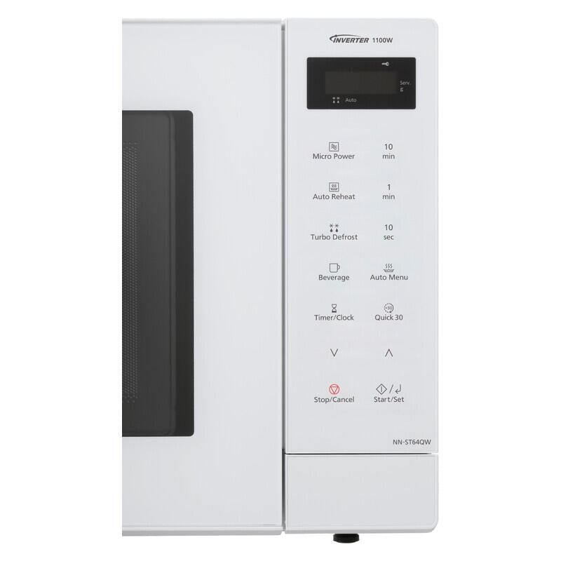 Panasonic 32L Solo 1100W Inverter Microwave Oven - White