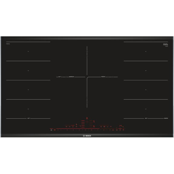 Bosch 90cm Series 8 Flex Induction Cooktop - Black
