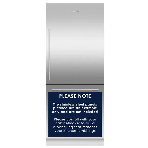 Fisher & Paykel 477 Litre Integrated Bottom Mount Refrigerator