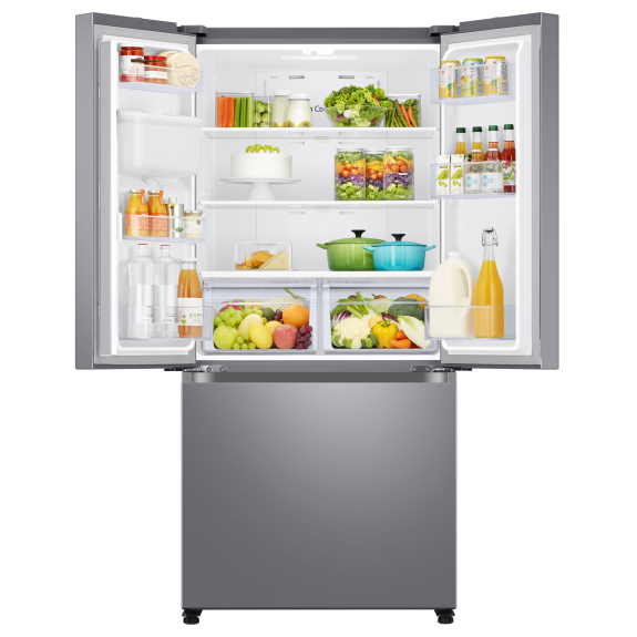 Samsung 498L French Door Fridge Freezer with Water Dispenser - Stainless Steel