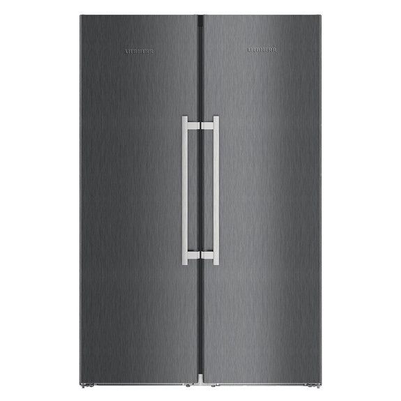 Liebherr 629 Litre Side By Side Refrigerator - Stainless Steel