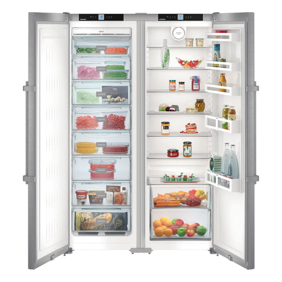 Liebherr 634 Litre Side By Side Refrigerator - Smart Steel