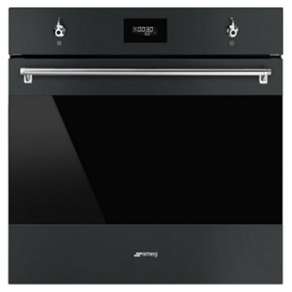 Smeg 60cm Classic Thermoseal Pyrolytic Oven - Matte Black