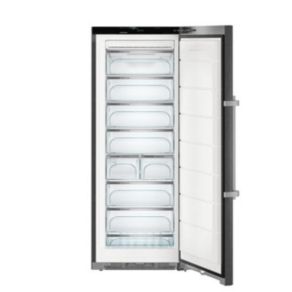 Liebherr 262 Litre Blacksteel Freestanding No Frost Freezer