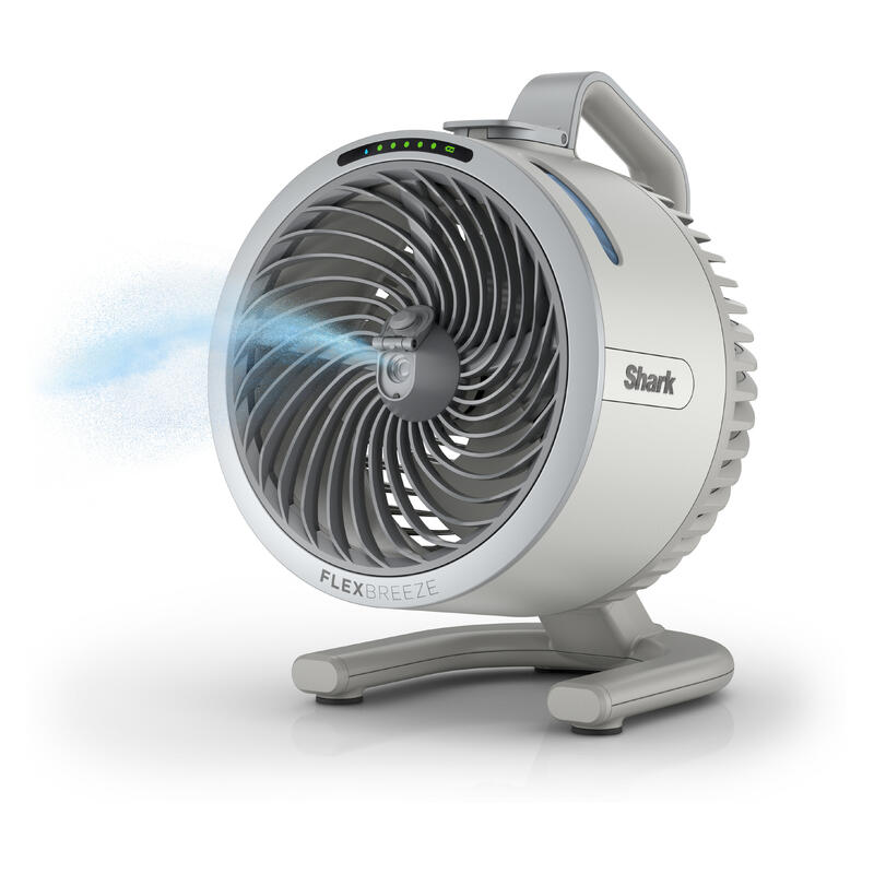 Shark FlexBreeze HydroGo Misting Portable Desk Fan - Dove