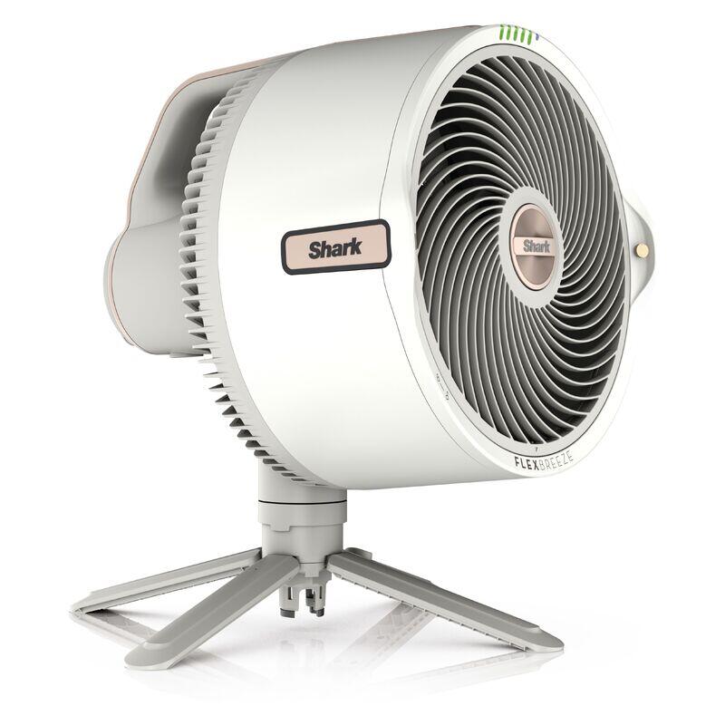 Shark FlexBreeze Pro-Mist 2-in-1 Portable Pedestal Fan with Misting System - White