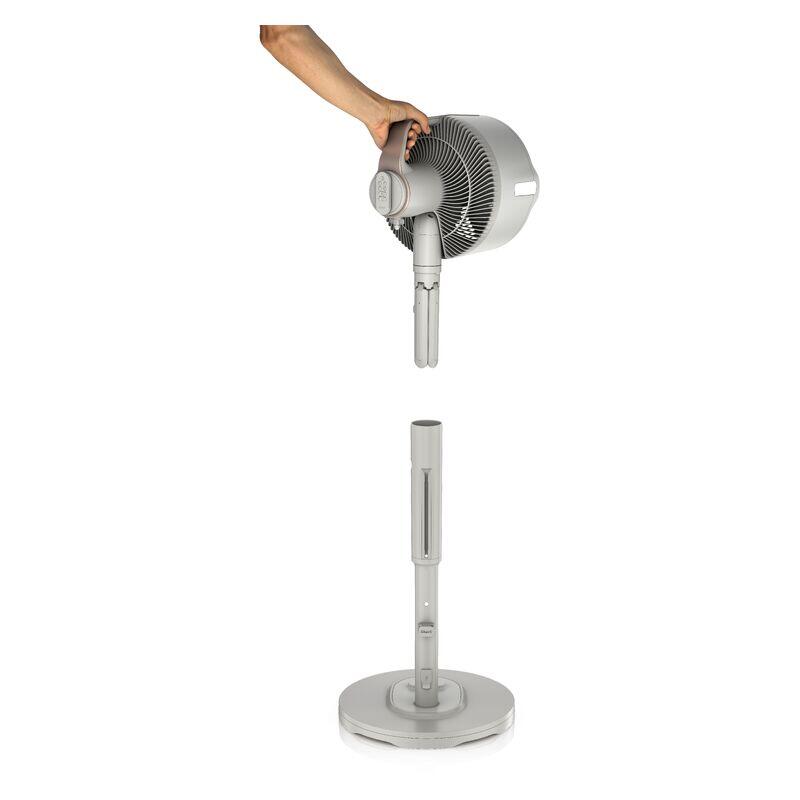 Shark FlexBreeze Pro-Mist 2-in-1 Portable Pedestal Fan with Misting System - White